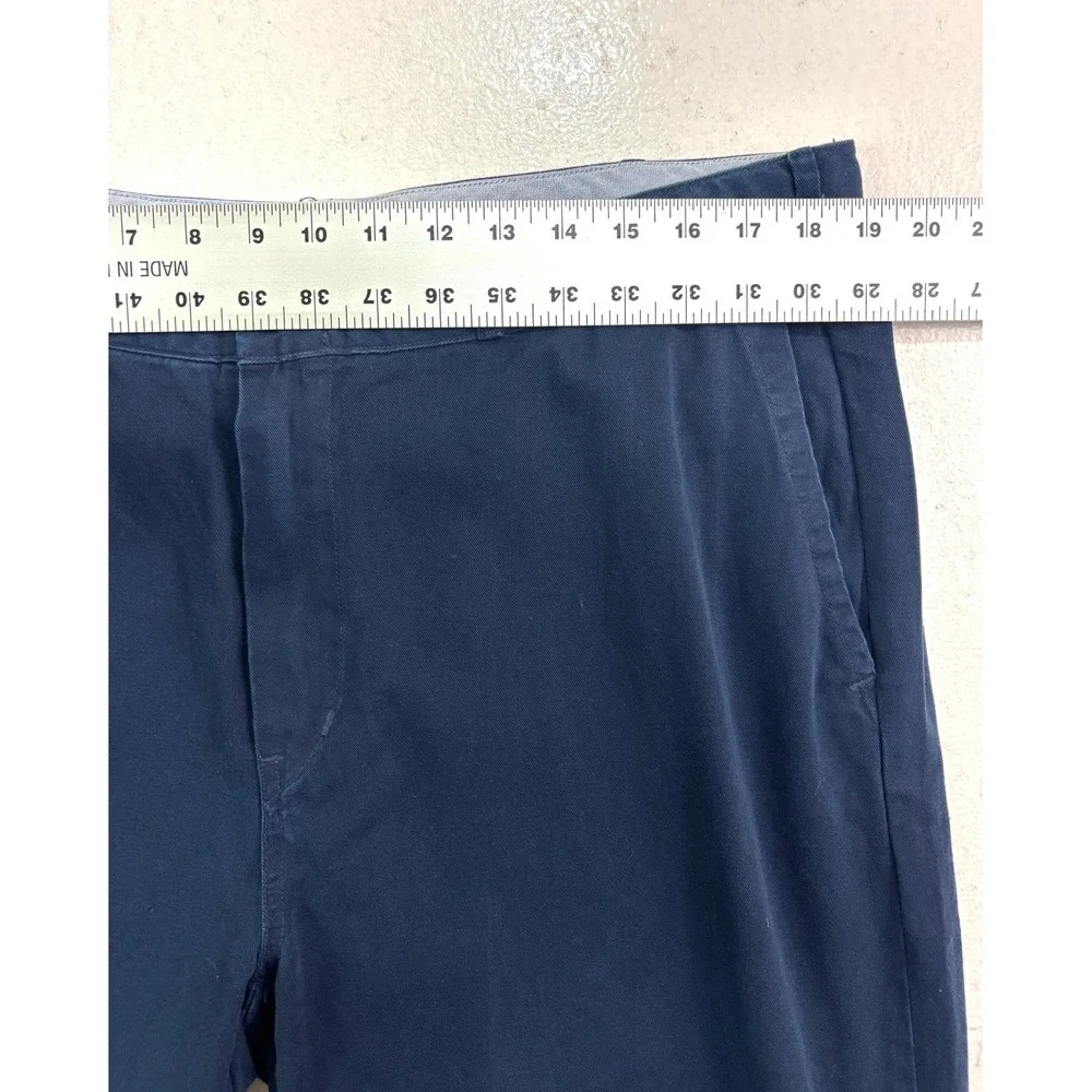 NEW Polo Ralph Lauren 38x30 Navy Blue Buckle Cinch Back Pants GI FIT‎ cotton Vtg